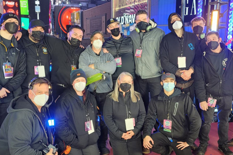 Challenges in the 2021 NYE show included working under strict COVID safety protocols