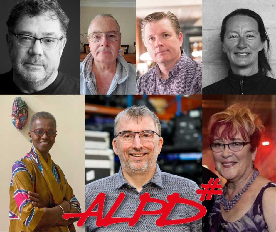 A selection of the ALPD's new fellows - Top: Paul Pyant, Les Bone, Ian Saunders and Paule Constable. Bottom: Kathy Perkins, Bryan Raven & Coral Cooper
