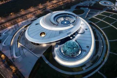 The Shanghai Astronomy Museum is the latest addition to the larger Shanghai Science and Technology Museum
