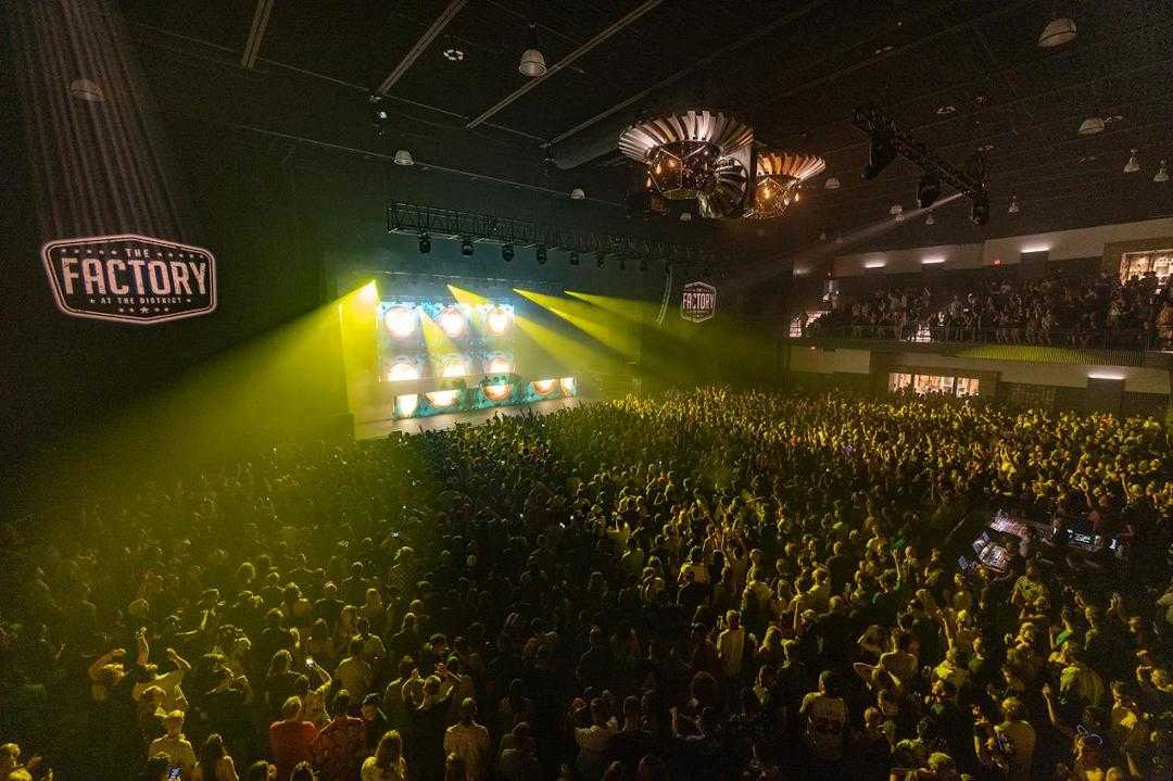 Deadmau5 performing on The Factory’s K2 rig at the venue’s grand opening