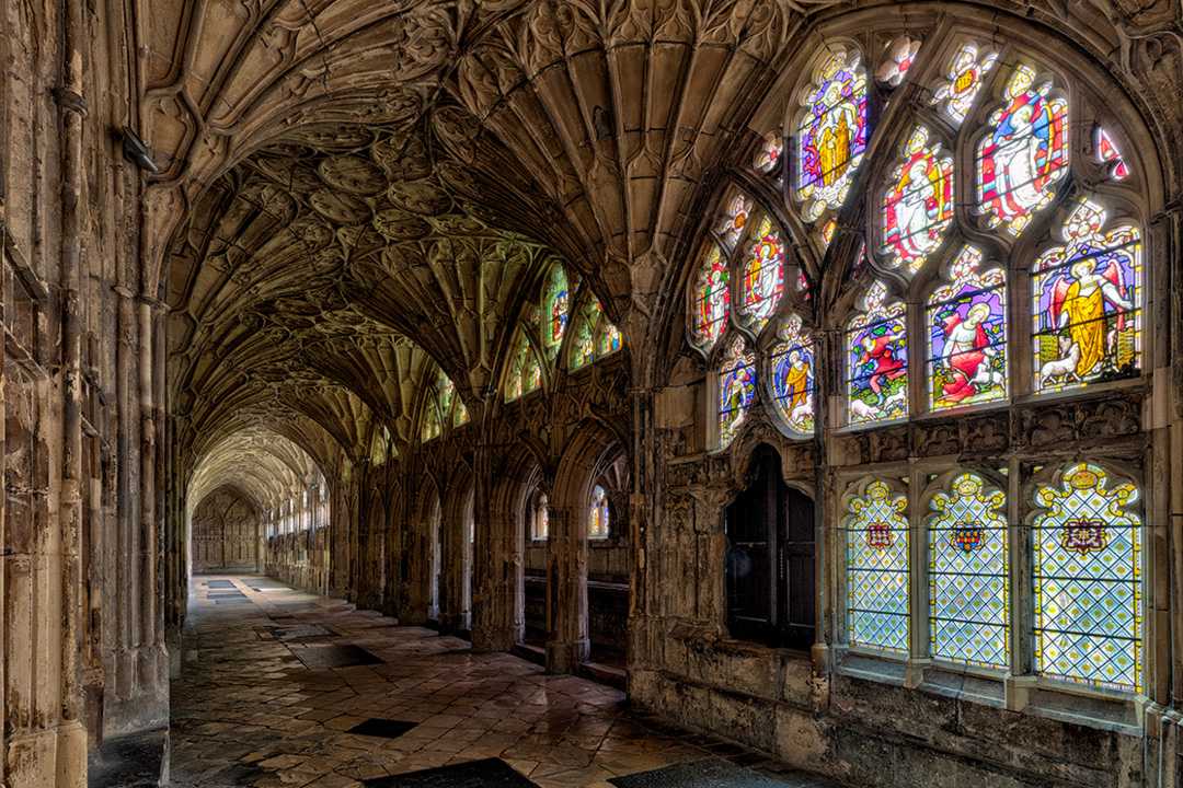 The cathedral’s cloisters served as the location for various Hogwarts scenes in the Harry Potter films (photo: Kevin Lewis)