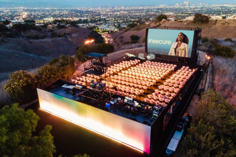 Los Angeles’ Kenneth Hahn State Park was chosen as the site for the red-carpet event