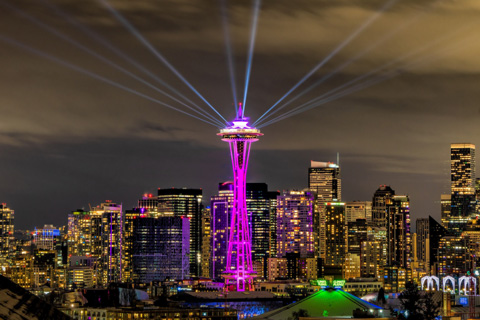 The Space Needle New Year’s Eve show was back in a big way (photo: Sigma Sreedharan)