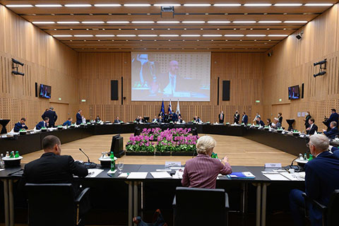 The leaders of the EU member states met in person with the six Western Balkans partners