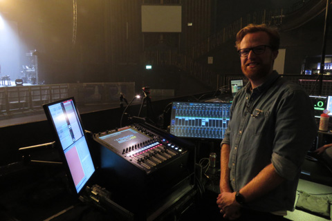 Joe Hawley is manning the SD11 at the FOH position