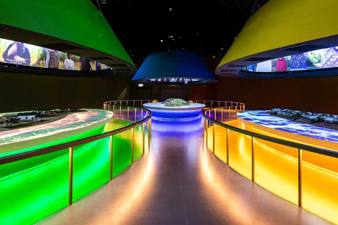 The interactive exhibition journey addresses ‘the most fundamental global challenges of our time’