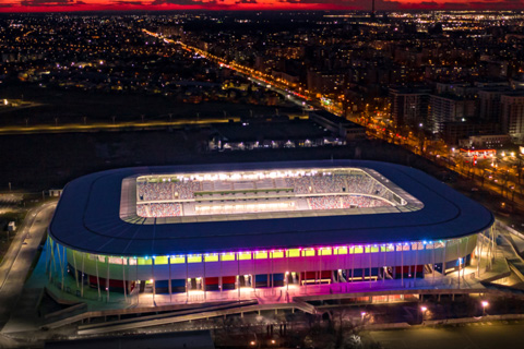 The Steaua Stadium is is now the largest sports complex in Romania