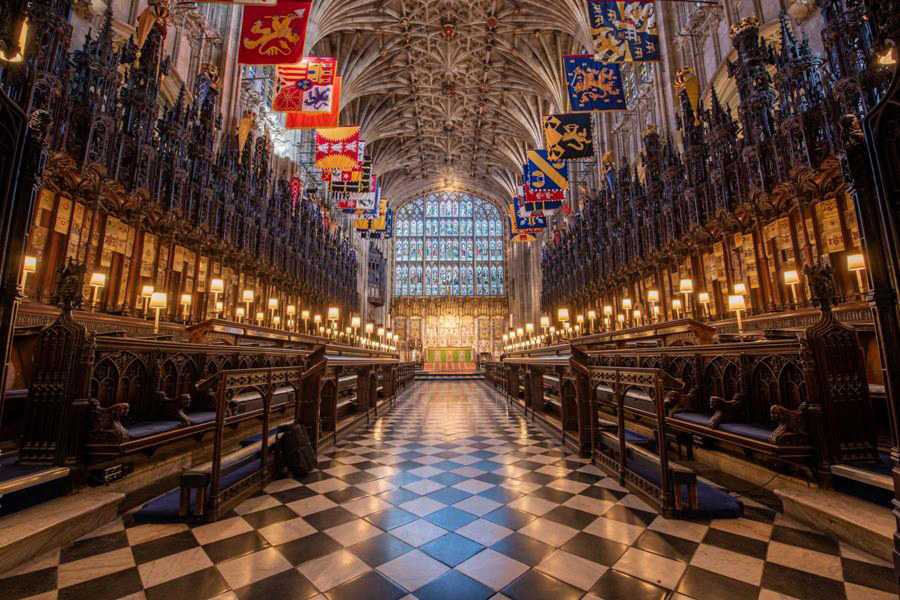 The chapel has been the scene of many royal services and weddings