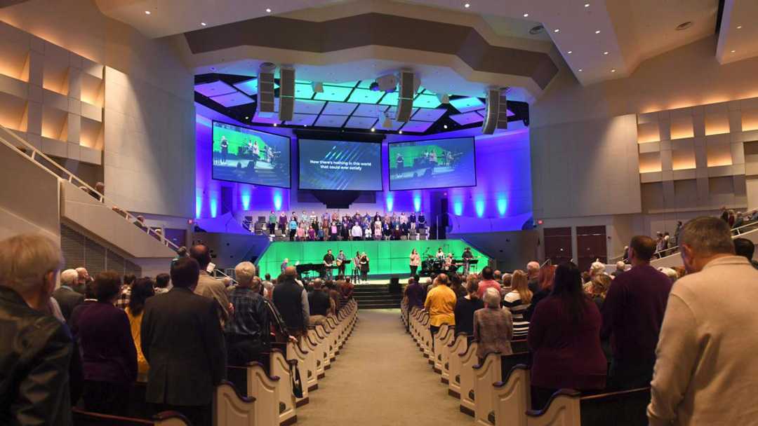 Baton Rouge’s Istrouma Baptist Church main campus features a 1,600-seat main sanctuary