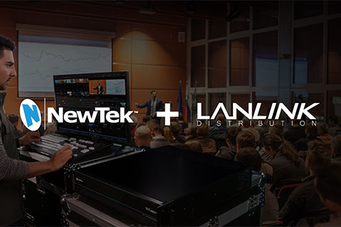 Lanlink will hold a range of NewTek stock in Sweden for quick delivery to the network