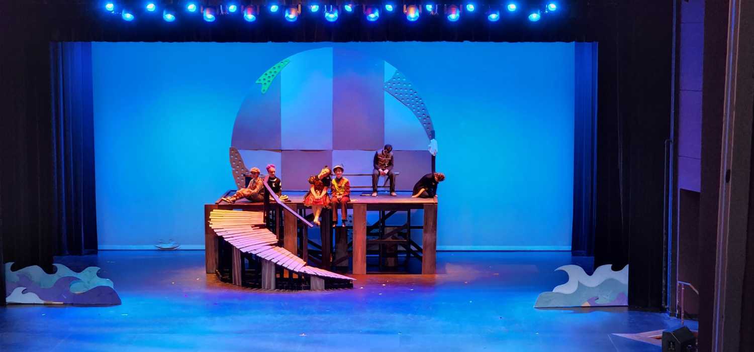 The new lighting rigdebuted on a Christian Theatre Arts Project performance of The Wizard of Oz