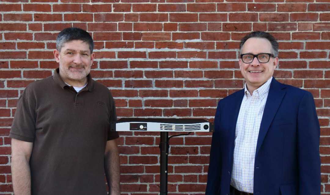 Fulcrum Acoustic senior technologist Rich Frembes and president Stephen Siegel