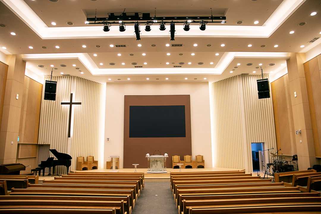 The recently built Tongyeong Juklim church