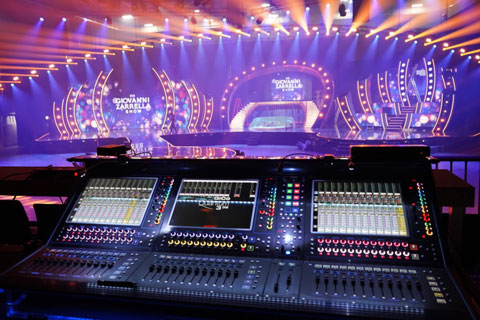 DiGiCo SD consoles are at the heart of the audio system