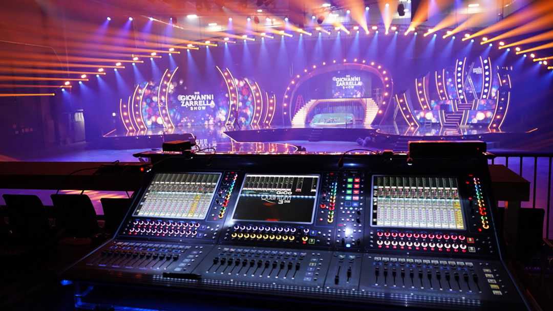 DiGiCo SD consoles are at the heart of the audio system