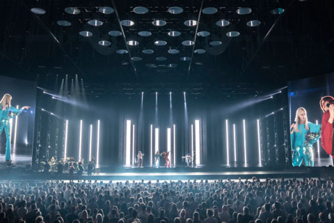 The production adds a new element to the live music experience (photo: Johan Persson ABBA Voyage)