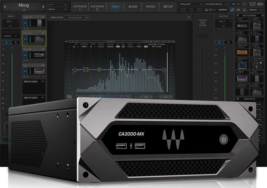Waves CA3000-MX offers powerful mixing and built-in processing