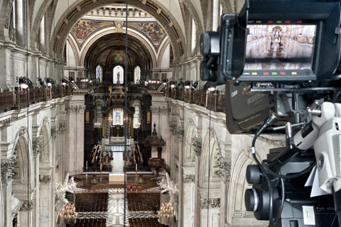 ‘Installing any type of lighting rig at St Pauls Cathedral is challenging’