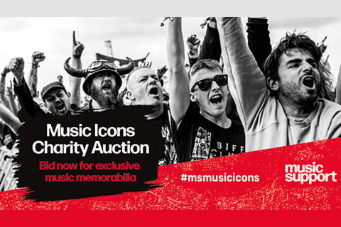 Music Support’s Music Icons auction will close at 8pm BST on Tuesday 5 July