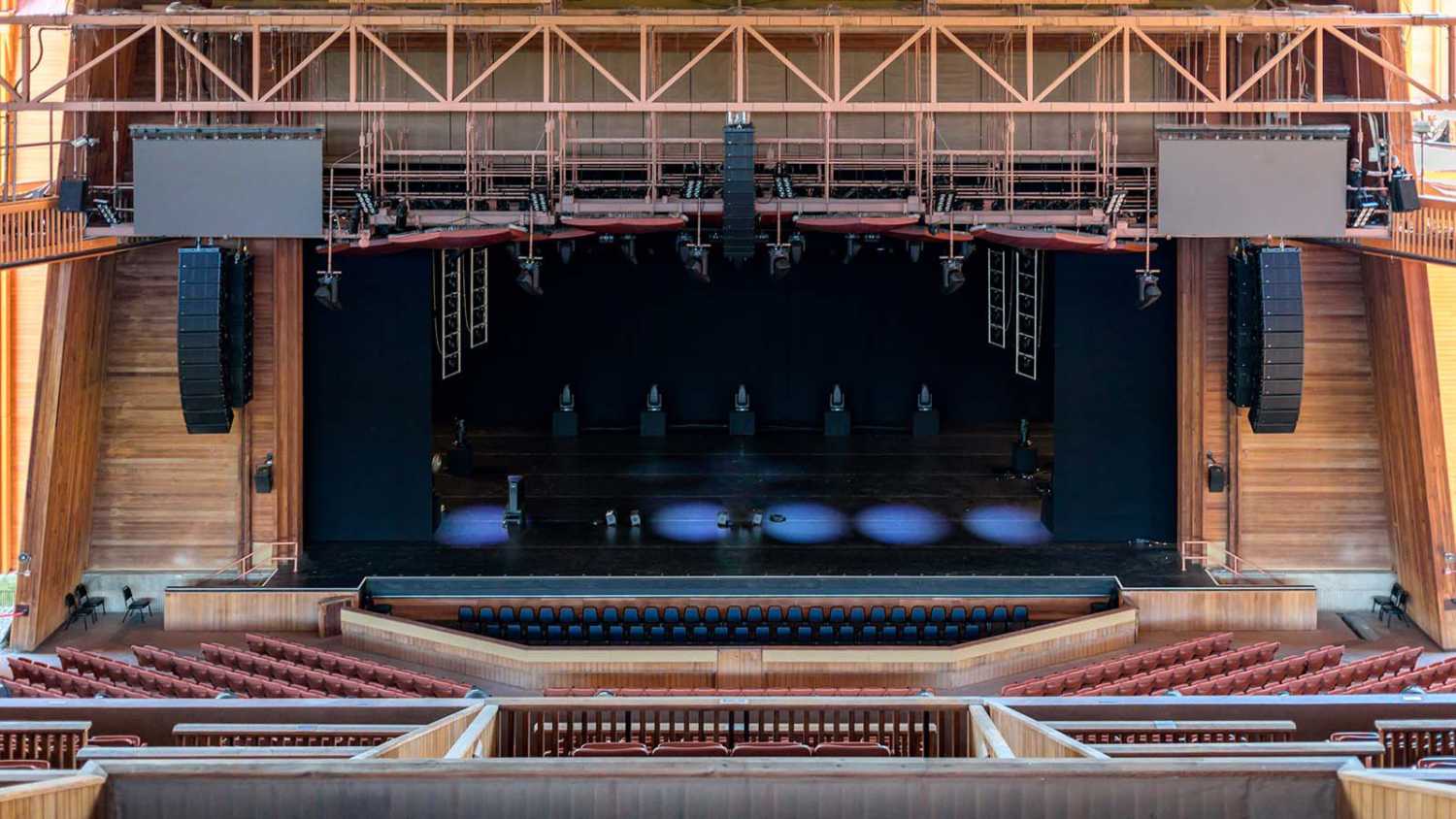 The non-profit Wolf Trap Foundation, recently replaced the aging main audio system