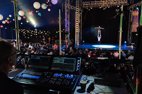 The MagicQ MQ500M was used to support more than just music acts