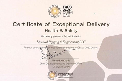 The company was recognised for its contribution to health and safety