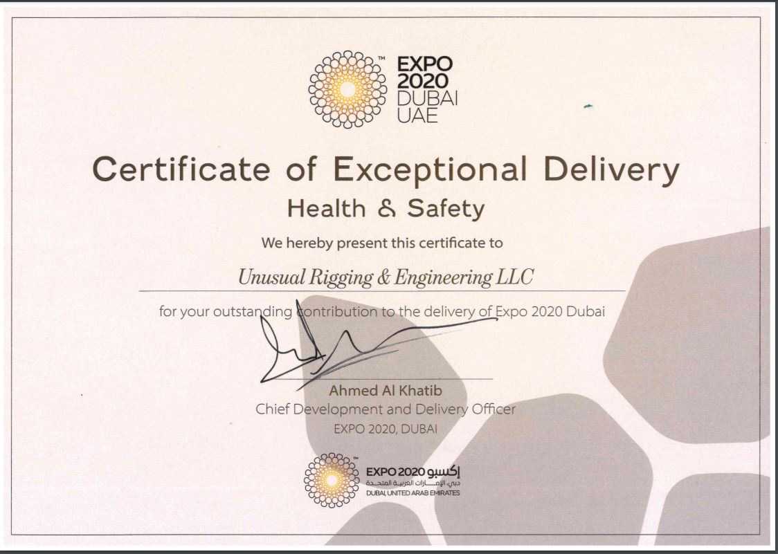 The company was recognised for its contribution to health and safety