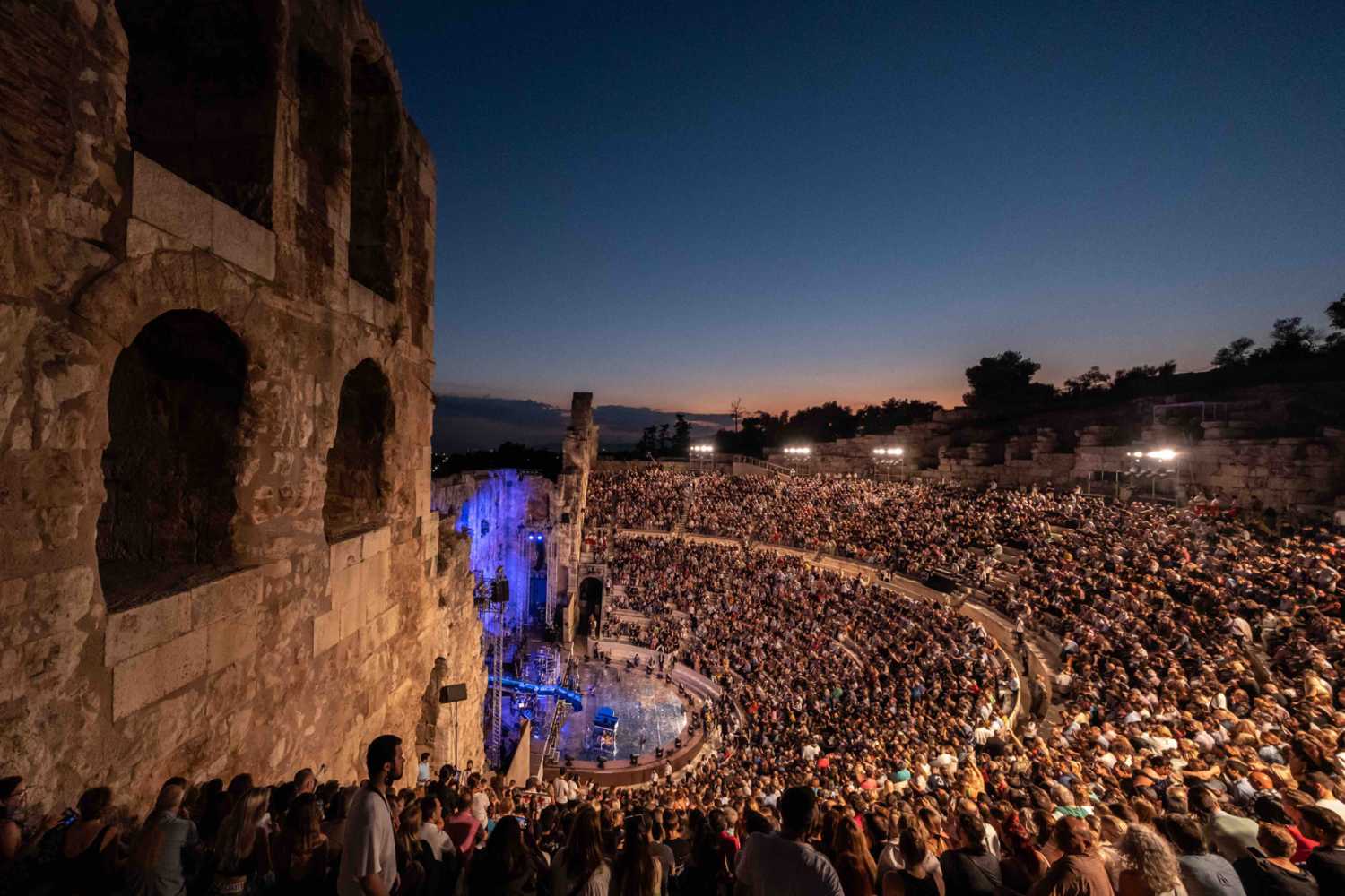 The show took place in front of a 5,000-strong audience at the historic Roman amphitheatre (photo: D. Koutsis)