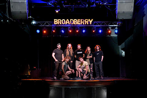 The Broadberry crew (photo: Ashley Travis)