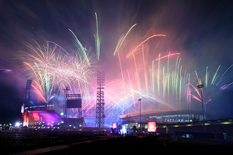 The spectacular opening ceremony