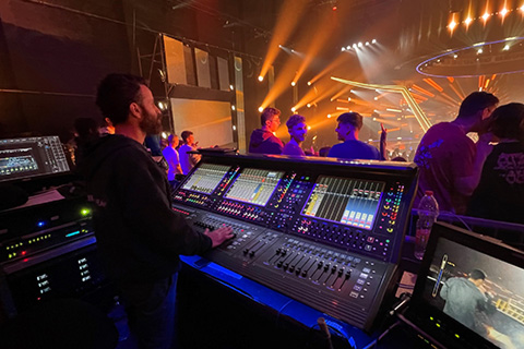 The console is required to manage a challenging run of live shows