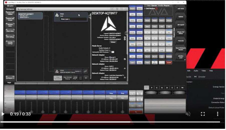 Prism Zero connects directly with all Avolites Titan lighting consoles