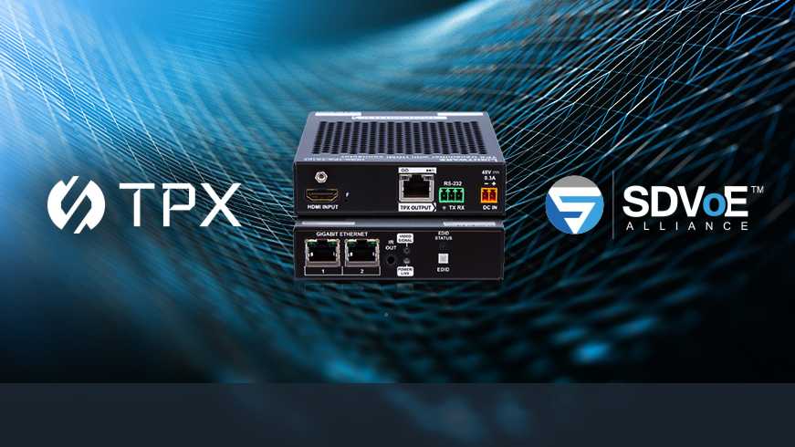 Lightware TPX extenders feature a wide array of connectivity and control options