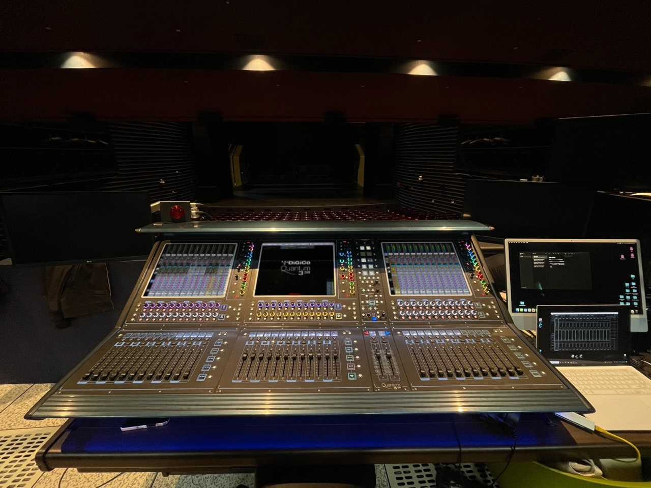 The Quantum 338 is deployed at front of house in the grand theatre