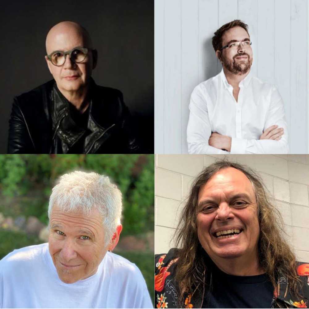 Clockwise from top left: LeRoy Bennett, Roland Greil, Cosmo Wilson and Peter Morse, who all join the judging jury for the LIT Lighting Design Awards