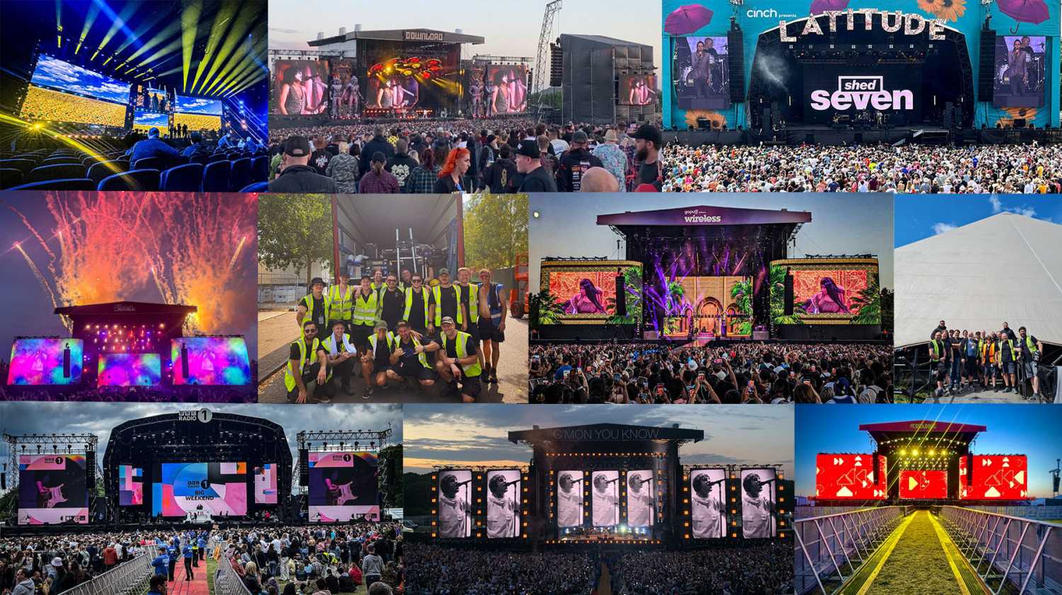 Creative Technology was involved with many major festivals over the season