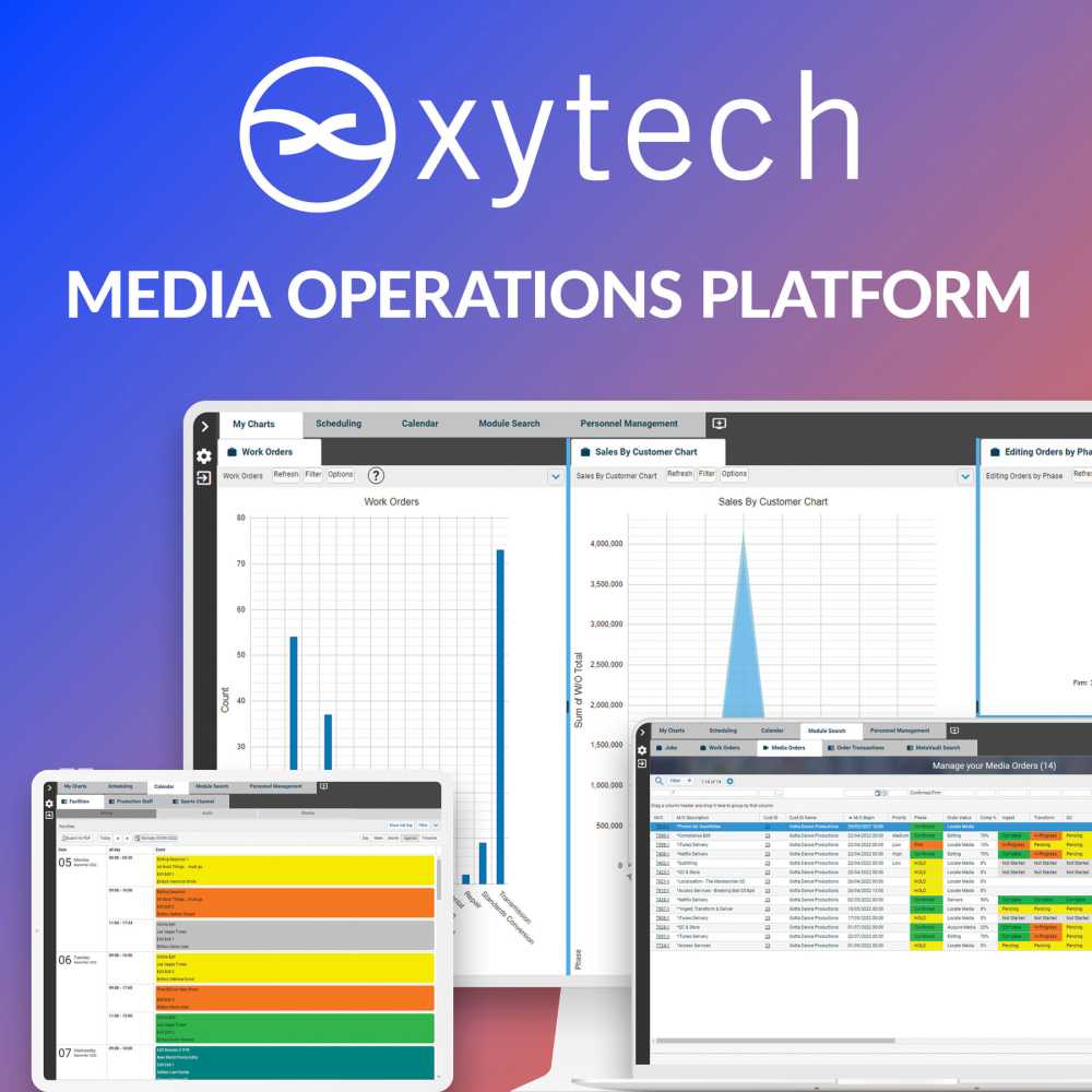 Xytech’s Media Operations Platform provides ‘one command centre for all media