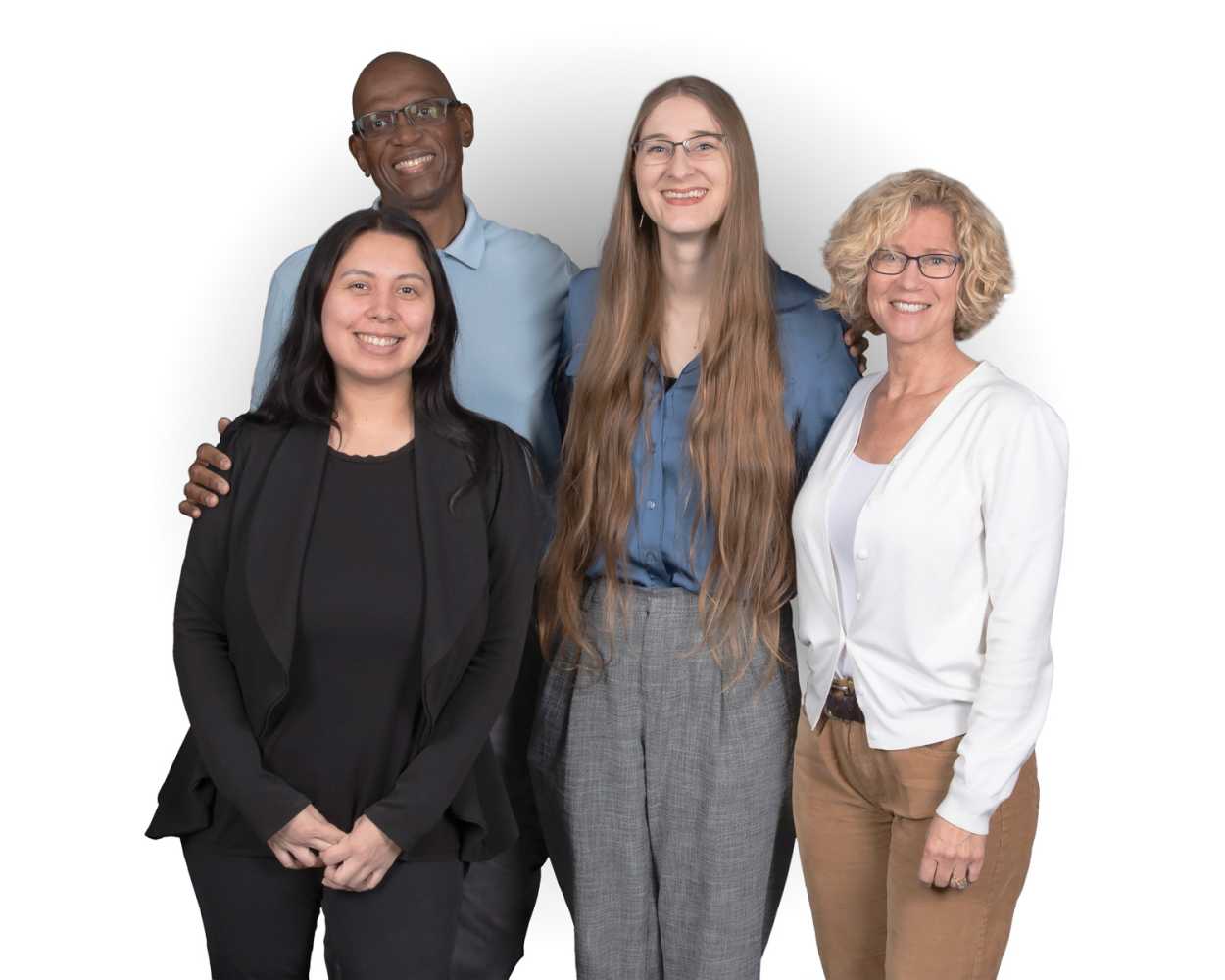 Felicia Lopez, Derryl Webb and Marisa Lainson with Monika Smetona