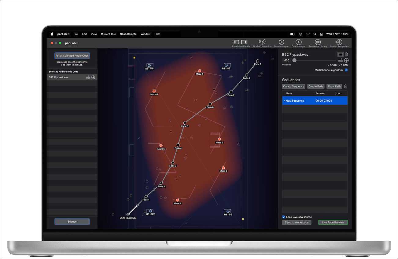 panLab 3 is an intuitive and user-friendly spatial audio tool