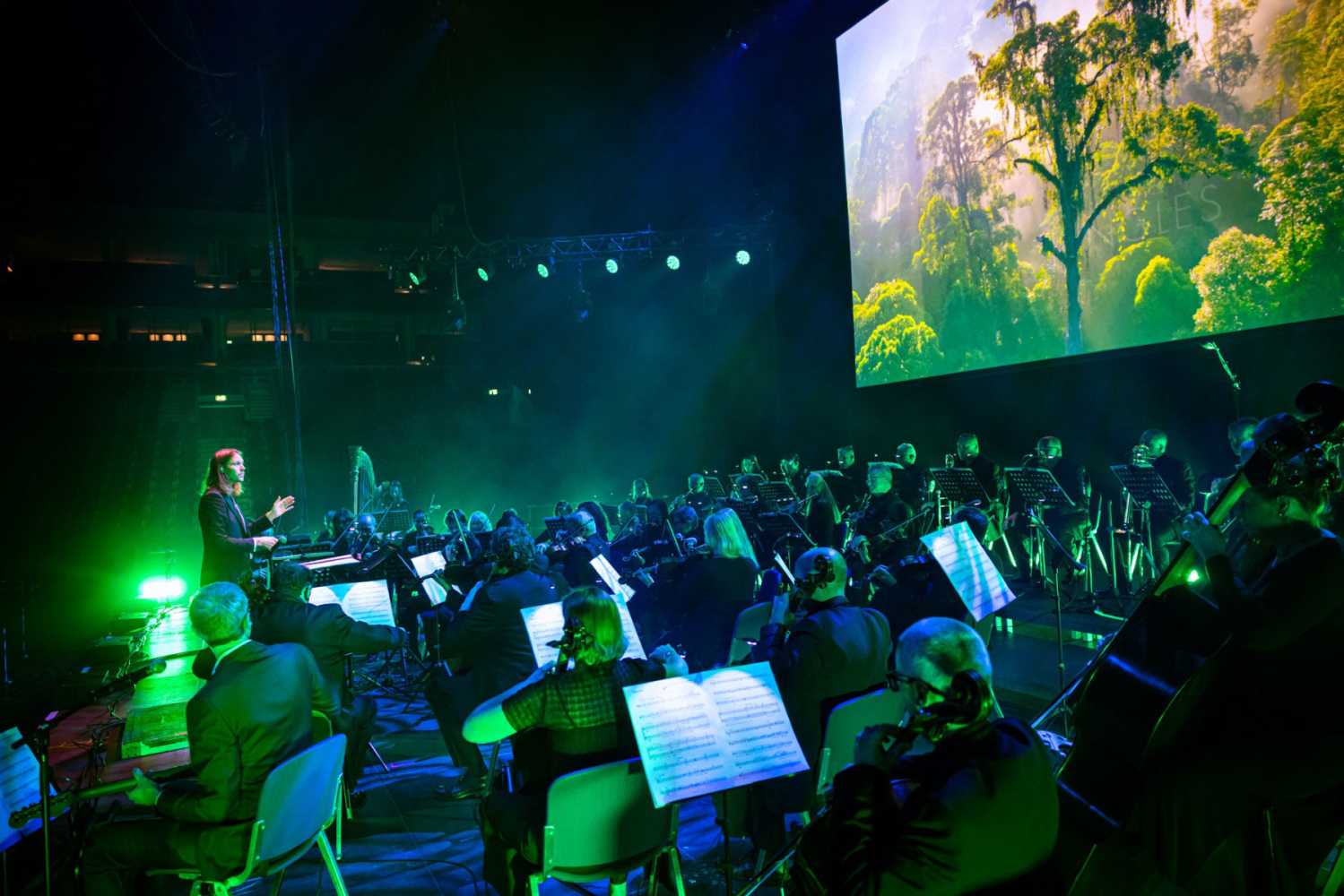 The two-hour spectacle features highlights from the series shown on a giant 4K screen