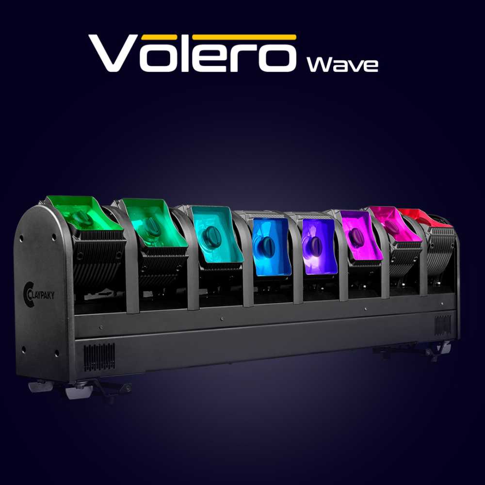 Volero Wave is the latest in Claypaky’s Volero line of high-performance LED bars