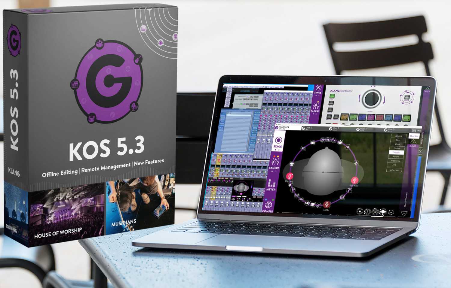 The new software version 5.3 is now available for download for all existing KLANG processors