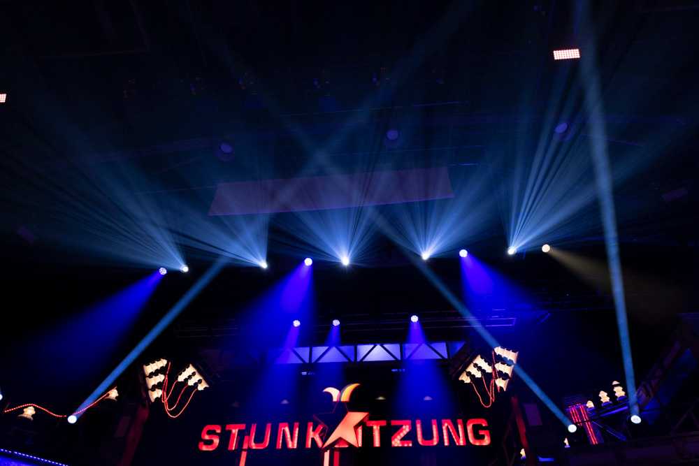 The lighting technology for the Stunksitzungen was provided by Cologne-based al-media