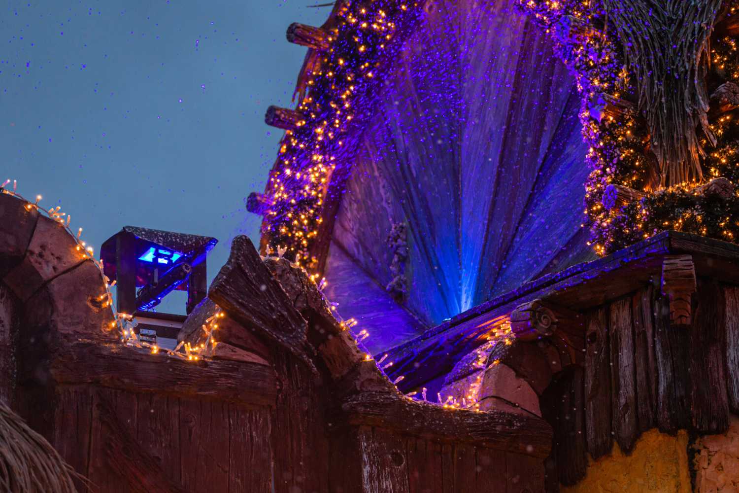 The Dutch theme park offered visitors a magical winter wonderland.