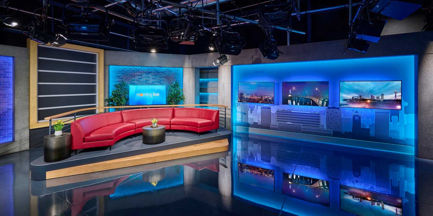 The CHCH TV team began broadcasting from their new studio in April 2022