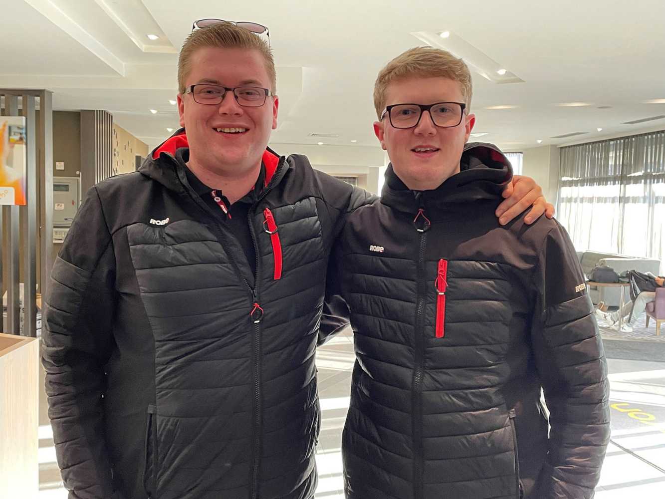 Gavin Mooney (left) is Robe Ireland’s new sales and business development representative; Will Blackie has joined Robe UK’s technical sales support team