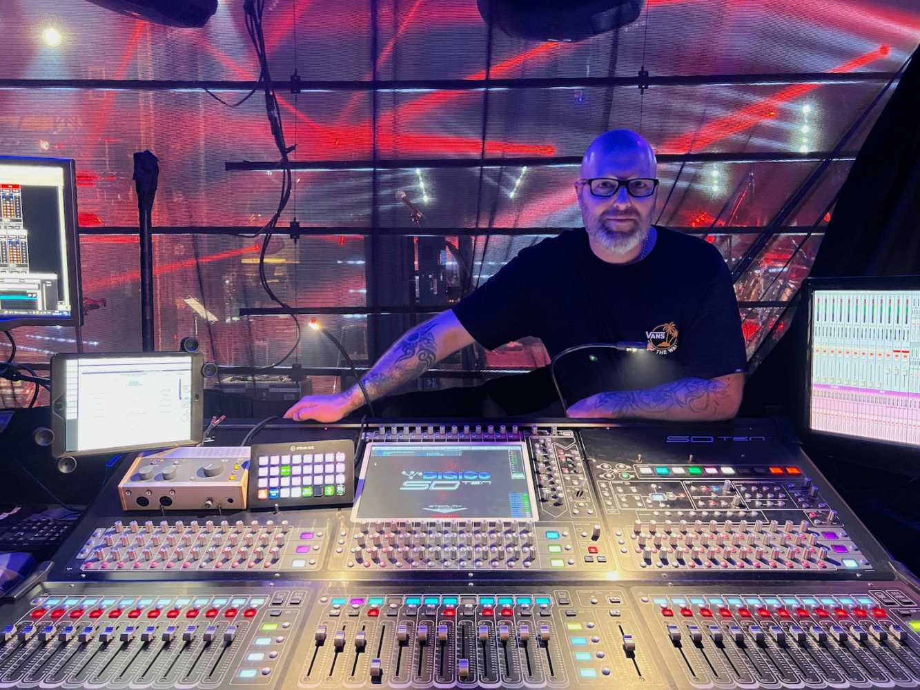 Hugo Angers - TV mixer and sound engineer and co-owner of Quebec-based Euphonie Sonorisation
