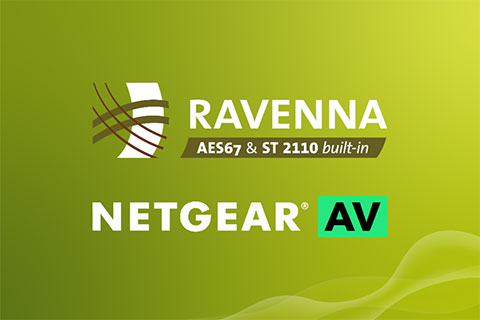 Netgear's pro AV solutions are engineered specifically for AV-over-IP