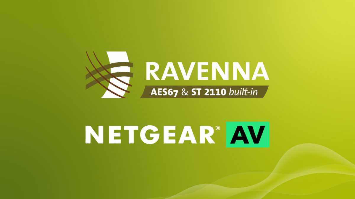 Netgear's pro AV solutions are engineered specifically for AV-over-IP