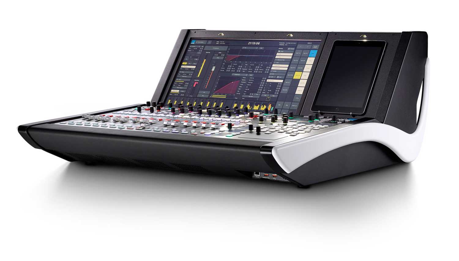 The mc²36 xp is available with 16, 32 and 48 faders in a sleek, ergonomic footprint